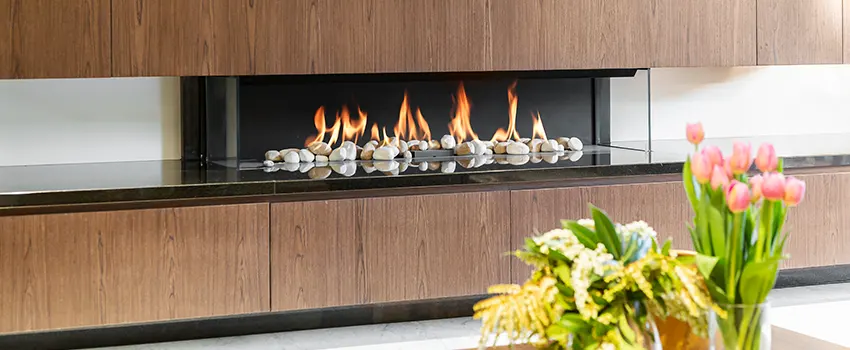 Double-height Fireplace Design Refurbishment in South Houston, Texas