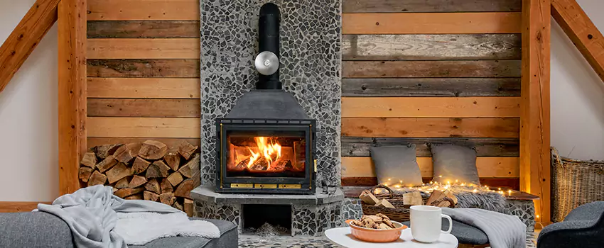 Thelin Hearth Products Direct Vent Gas Stove Fireplace Inspection in South Houston, Texas